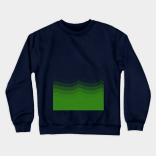 Wave Pattern Crewneck Sweatshirt